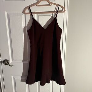 ❤️NWOT❤️ Express Deep Red Burgundy mini cocktail dress